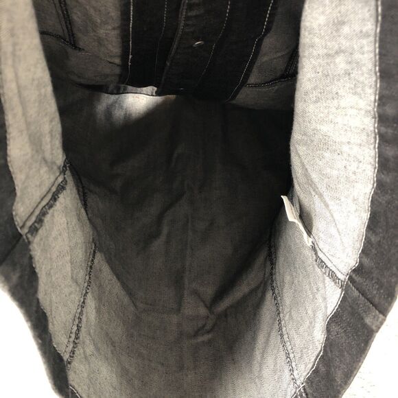 Pendleton Women’s Medium Cotton Blend Dark Wash Denim Look Shacket White Stitch - Picture 5 of 8